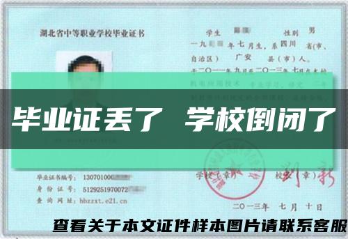 毕业证丢了 学校倒闭了缩略图