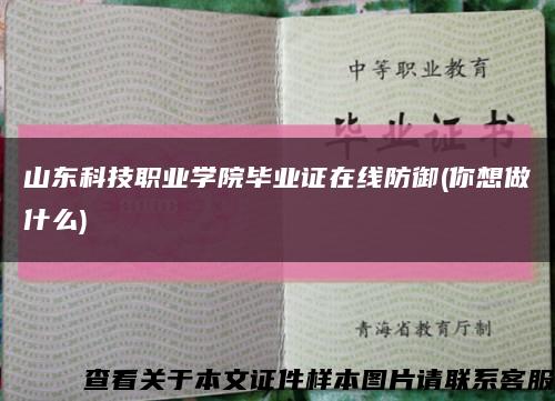 山东科技职业学院毕业证在线防御(你想做什么)缩略图