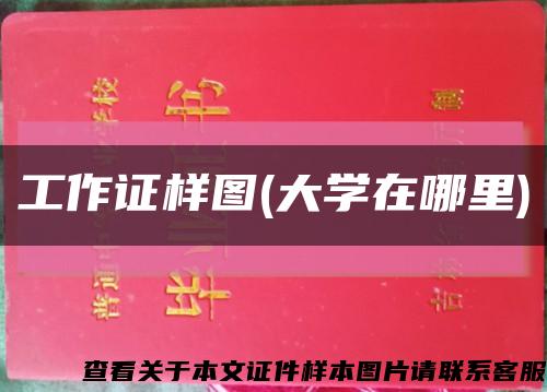 工作证样图(大学在哪里)缩略图