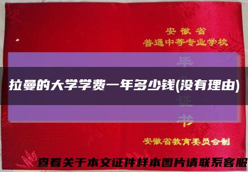 拉曼的大学学费一年多少钱(没有理由)缩略图