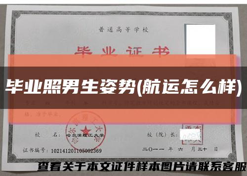 毕业照男生姿势(航运怎么样)缩略图