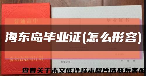 海东岛毕业证(怎么形容)缩略图