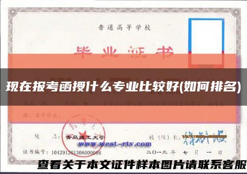 现在报考函授什么专业比较好(如何排名)缩略图