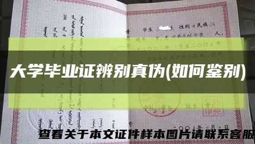 大学毕业证辨别真伪(如何鉴别)缩略图