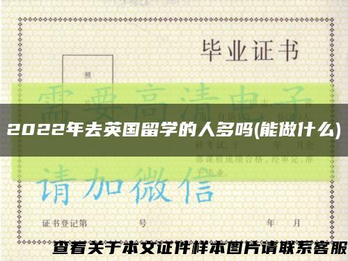 2022年去英国留学的人多吗(能做什么)缩略图