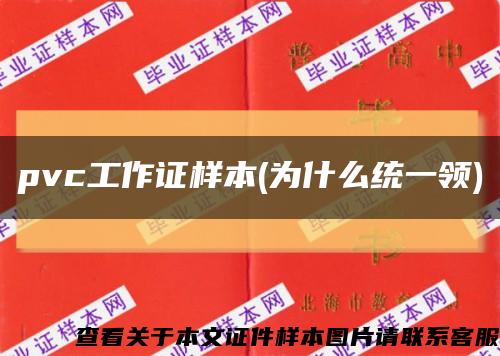 pvc工作证样本(为什么统一领)缩略图