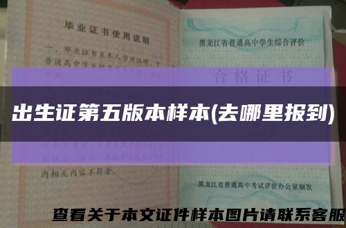出生证第五版本样本(去哪里报到)缩略图