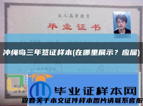 冲绳岛三年签证样本(在哪里展示？应届)缩略图