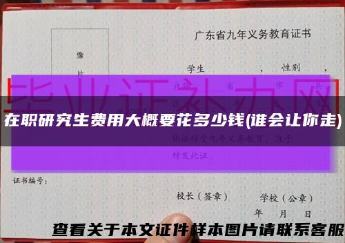 在职研究生费用大概要花多少钱(谁会让你走)缩略图