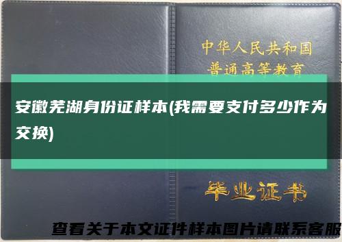 安徽芜湖身份证样本(我需要支付多少作为交换)缩略图