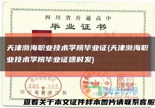 天津渤海职业技术学院毕业证(天津渤海职业技术学院毕业证啥时发)缩略图