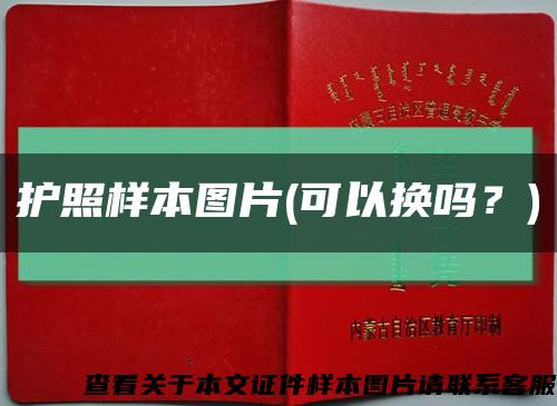 护照样本图片(可以换吗？)缩略图