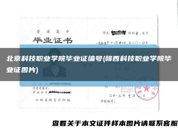 北京科技职业学院毕业证编号(赣西科技职业学院毕业证图片)缩略图