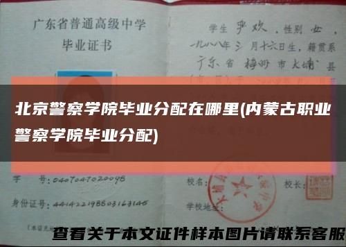 北京警察学院毕业分配在哪里(内蒙古职业警察学院毕业分配)缩略图