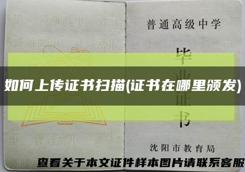 如何上传证书扫描(证书在哪里颁发)缩略图