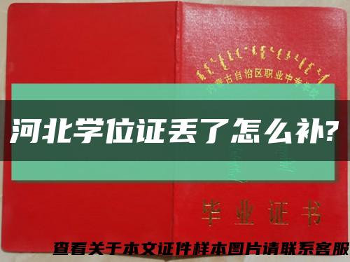 河北学位证丢了怎么补?缩略图