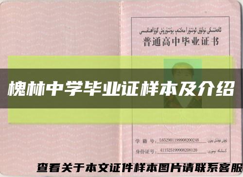 槐林中学毕业证样本及介绍缩略图
