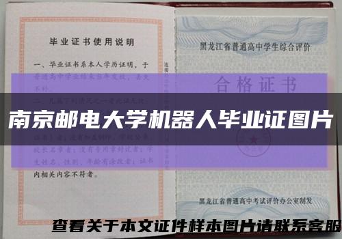 南京邮电大学机器人毕业证图片缩略图
