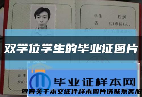双学位学生的毕业证图片缩略图