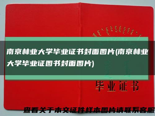 南京林业大学毕业证书封面图片(南京林业大学毕业证图书封面图片)缩略图