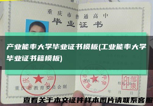 产业能率大学毕业证书模板(工业能率大学毕业证书籍模板)缩略图