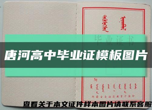 唐河高中毕业证模板图片缩略图