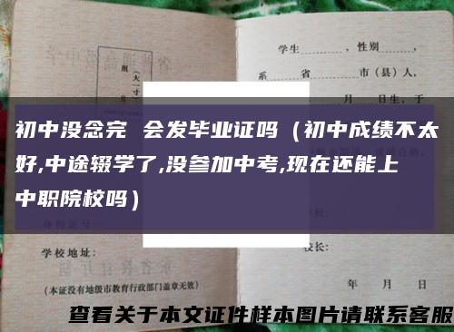 初中没念完 会发毕业证吗（初中成绩不太好,中途辍学了,没参加中考,现在还能上中职院校吗）缩略图
