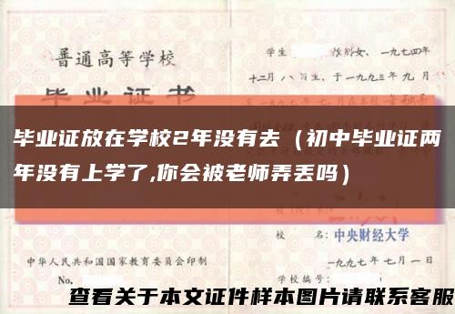 毕业证放在学校2年没有去（初中毕业证两年没有上学了,你会被老师弄丢吗）缩略图