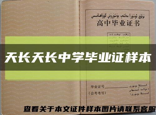天长天长中学毕业证样本缩略图
