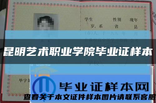 昆明艺术职业学院毕业证样本缩略图