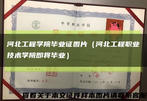 河北工程学院毕业证图片（河北工程职业技术学院即将毕业）缩略图