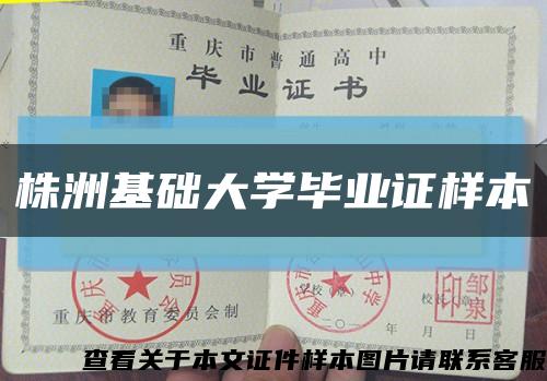 株洲基础大学毕业证样本缩略图