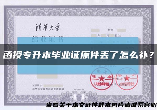 函授专升本毕业证原件丢了怎么补？缩略图