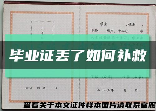 毕业证丢了如何补救缩略图