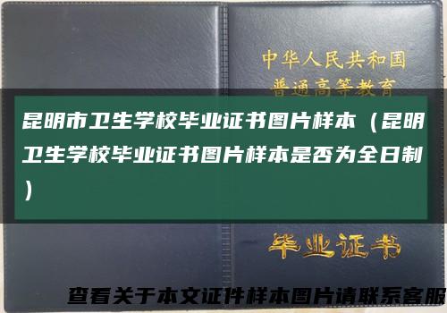 昆明市卫生学校毕业证书图片样本（昆明卫生学校毕业证书图片样本是否为全日制）缩略图