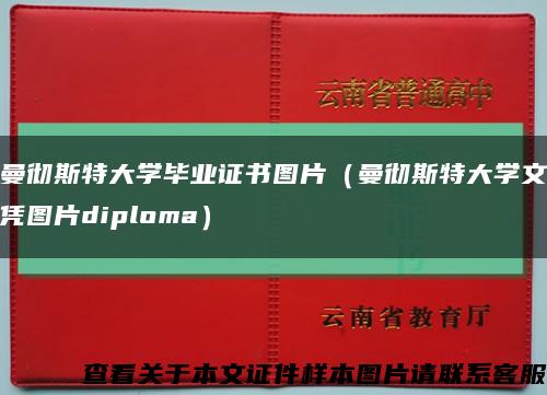 曼彻斯特大学毕业证书图片（曼彻斯特大学文凭图片diploma）缩略图