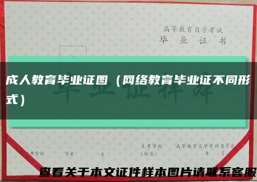 成人教育毕业证图（网络教育毕业证不同形式）缩略图