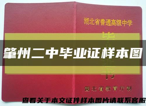肇州二中毕业证样本图缩略图