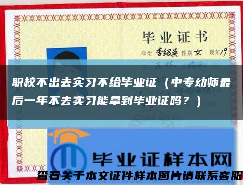 职校不出去实习不给毕业证（中专幼师最后一年不去实习能拿到毕业证吗？）缩略图
