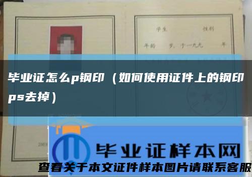 毕业证怎么p钢印（如何使用证件上的钢印ps去掉）缩略图