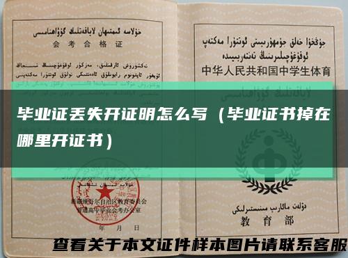 毕业证丢失开证明怎么写（毕业证书掉在哪里开证书）缩略图