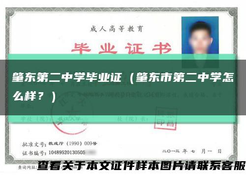 肇东第二中学毕业证（肇东市第二中学怎么样？）缩略图