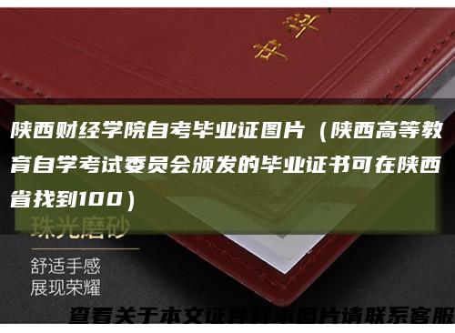 陕西财经学院自考毕业证图片（陕西高等教育自学考试委员会颁发的毕业证书可在陕西省找到100）缩略图