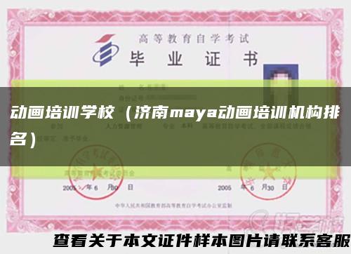 动画培训学校（济南maya动画培训机构排名）缩略图