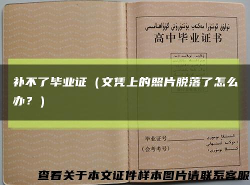 补不了毕业证（文凭上的照片脱落了怎么办？）缩略图
