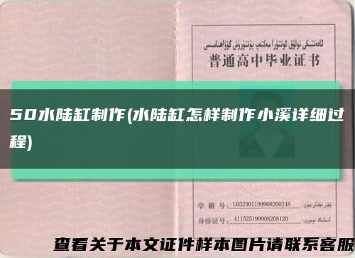 50水陆缸制作(水陆缸怎样制作小溪详细过程)缩略图