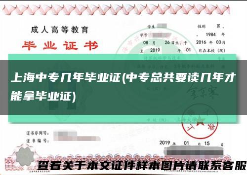 上海中专几年毕业证(中专总共要读几年才能拿毕业证)缩略图