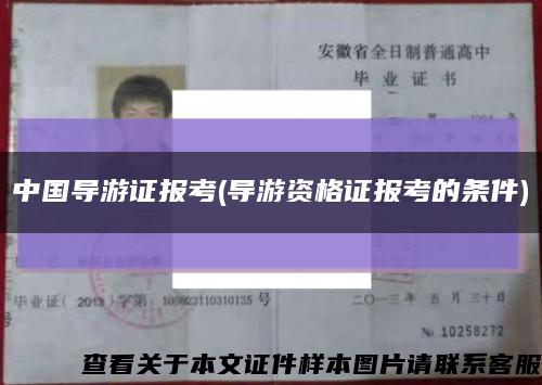 中国导游证报考(导游资格证报考的条件)缩略图