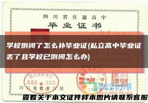 学校倒闭了怎么补毕业证(私立高中毕业证丢了且学校已倒闭怎么办)缩略图