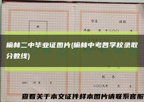 榆林二中毕业证图片(榆林中考各学校录取分数线)缩略图